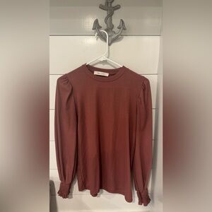 Maroon/Rust Colored Blouse